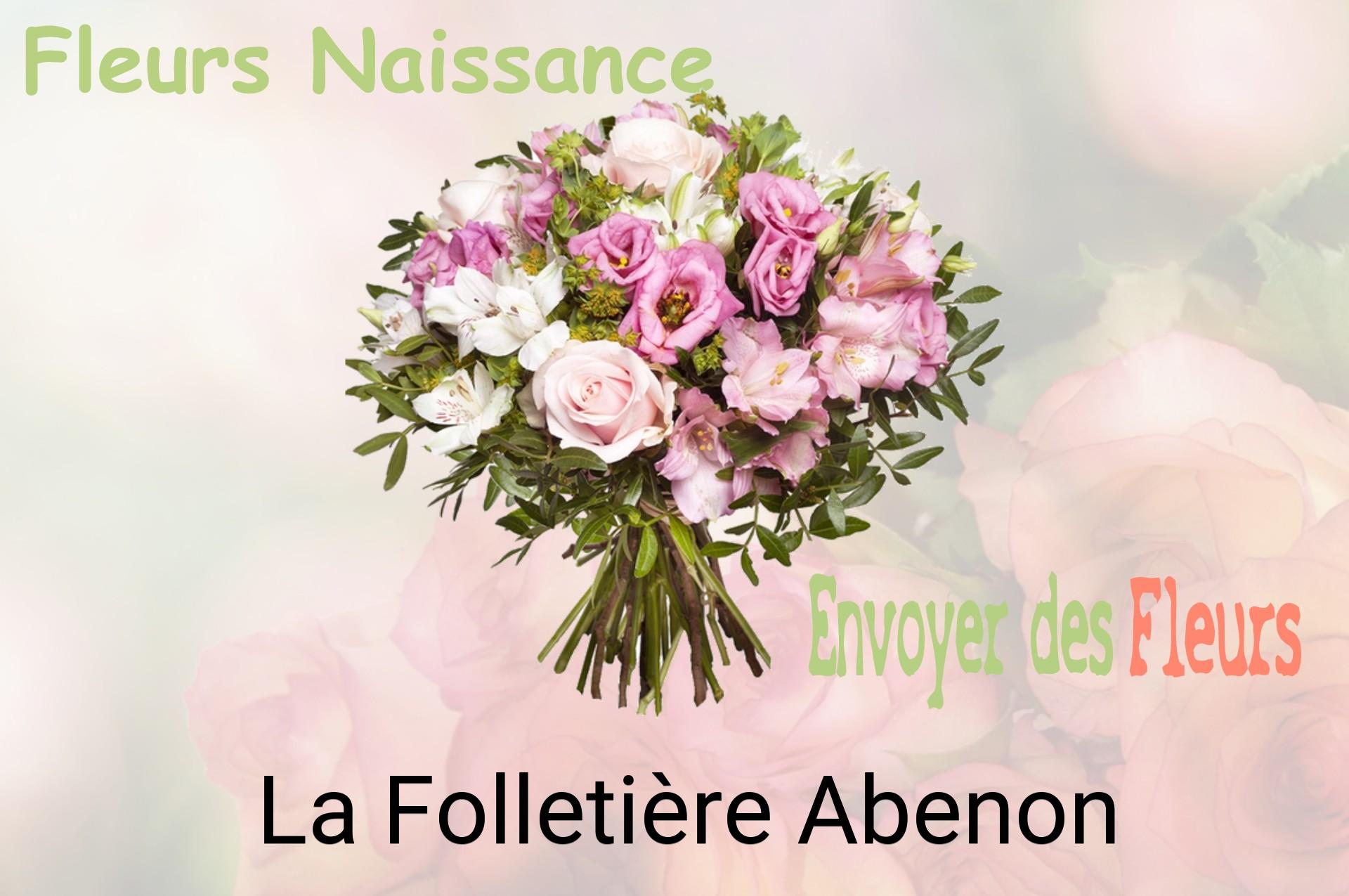 Bouquet de fleurs de naissance livré à La Folletière-Abenon